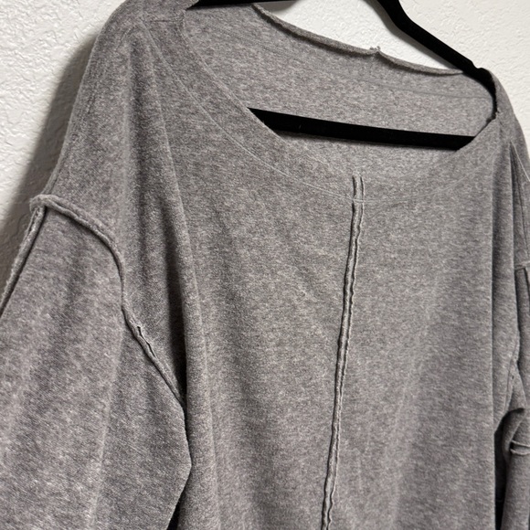 HALARA Boat Neck Bishop Sleeve Raw Hem XL - Picture 4 of 9